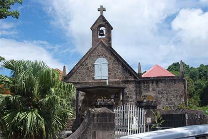 église anglicane St-John's, à Figtree (Nevis)