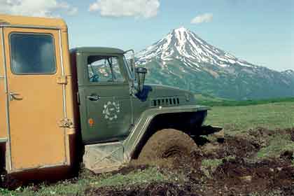 camion au Kamchatka